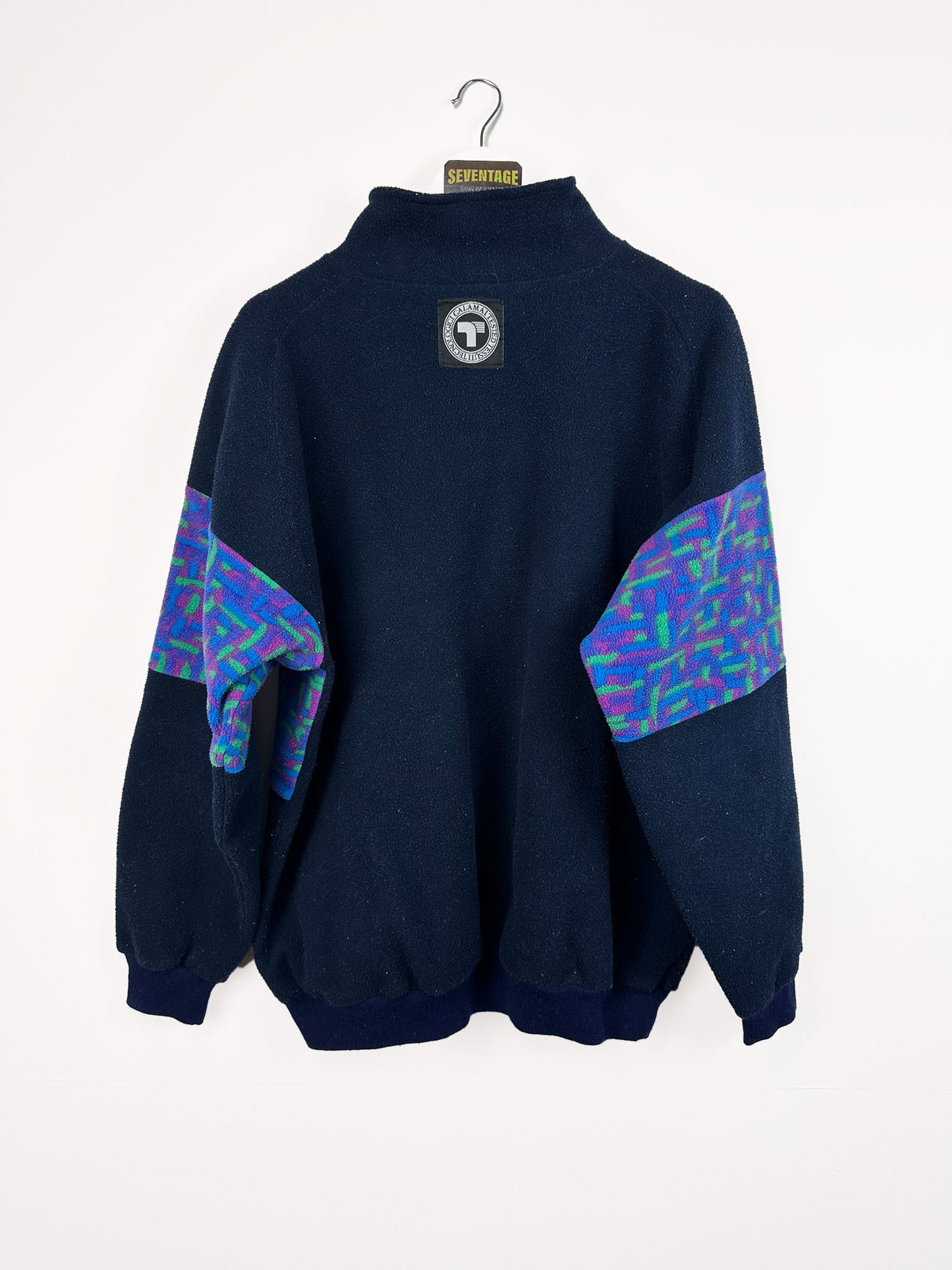 Maglione pile blu 90s - XL