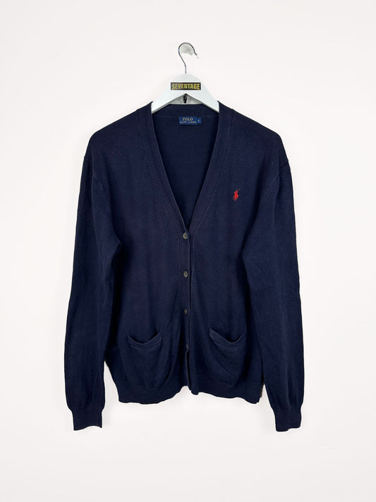 Maglione cardigan Ralph Lauren blu - L