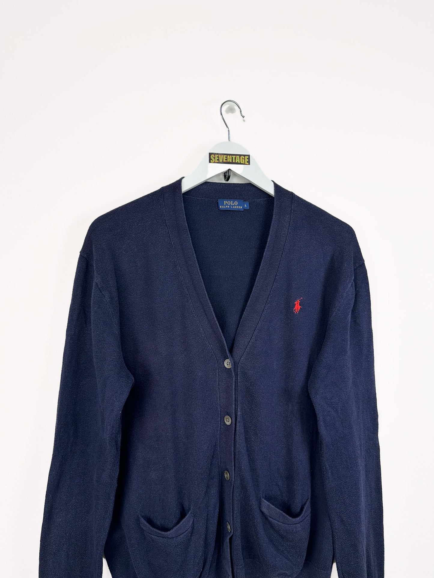 Maglione cardigan Ralph Lauren blu - L