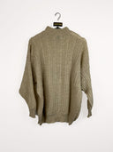 Maglione in lana shetland Benetton 80s - XL