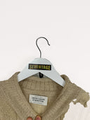 Maglione in lana shetland Benetton 80s - XL