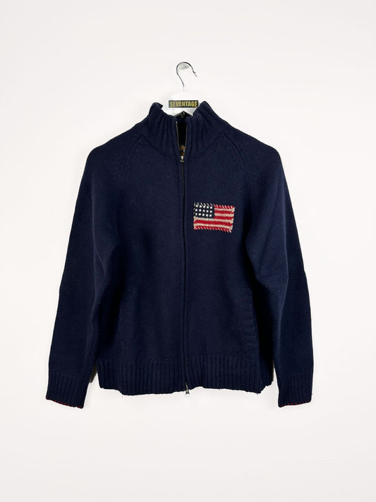 Maglione Woolrich blu lana - S