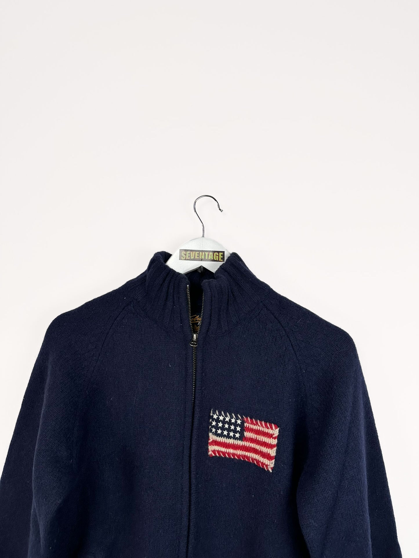 Maglione Woolrich blu lana - S