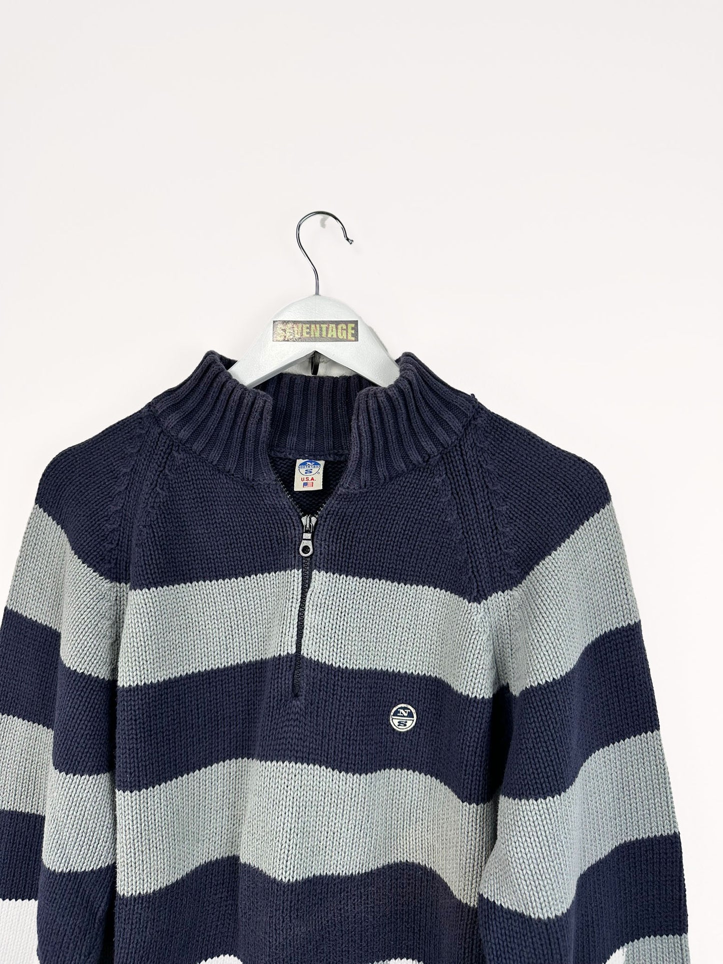 Maglione North Sails blu a righe - XXL