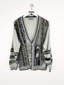 Cardigan Missoni beige blu - L