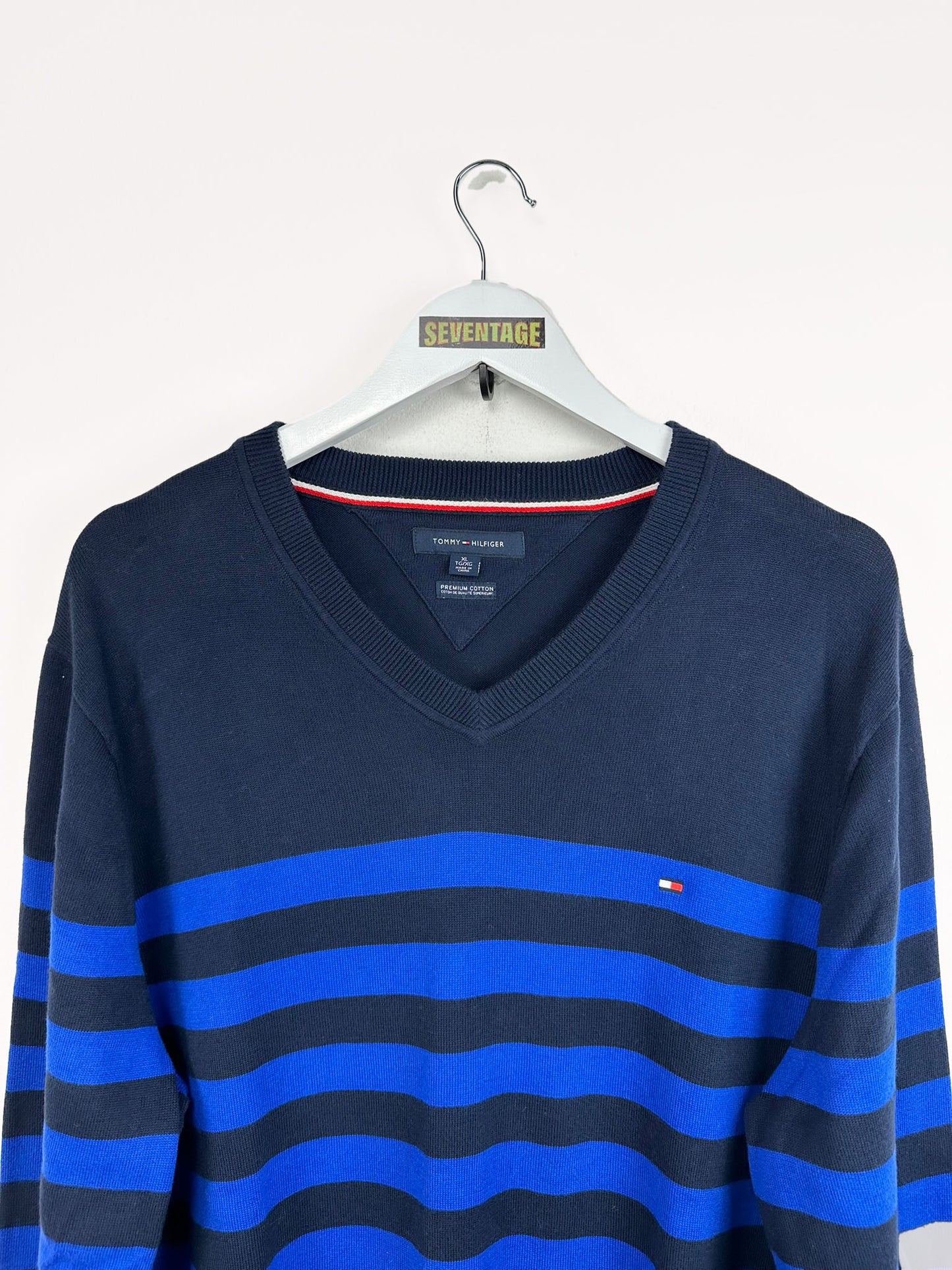 Maglione Tommy Hilfiger blu nero - XL