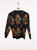 Maglione nero in lana donna - L