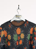 Maglione nero in lana donna - L