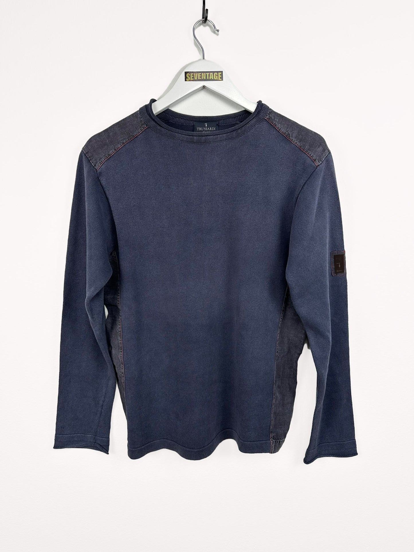 maglione Trussardi blu 00s - M