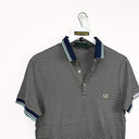 Polo Fred Perry blu a righe - S
