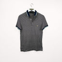 Polo Fred Perry blu a righe - S