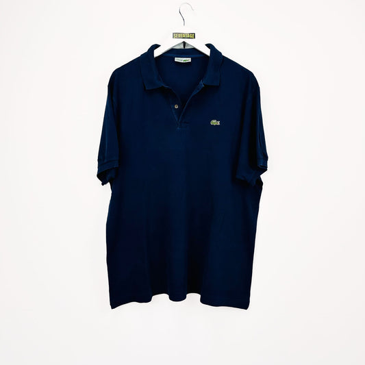 Polo Lacoste blu vintage - XXL