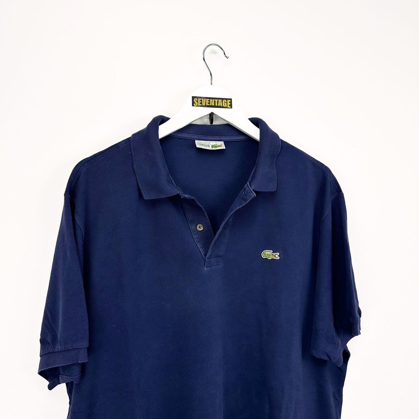 Polo Lacoste blu vintage - XXL