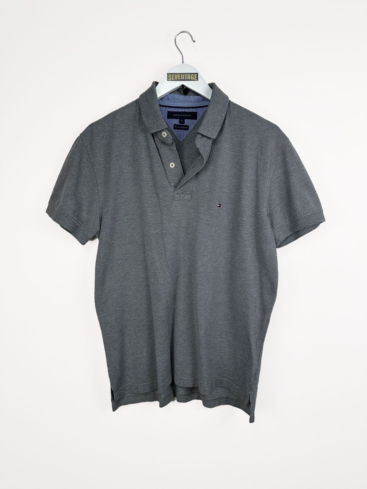 Polo Tommy Hilfiger grigia - M