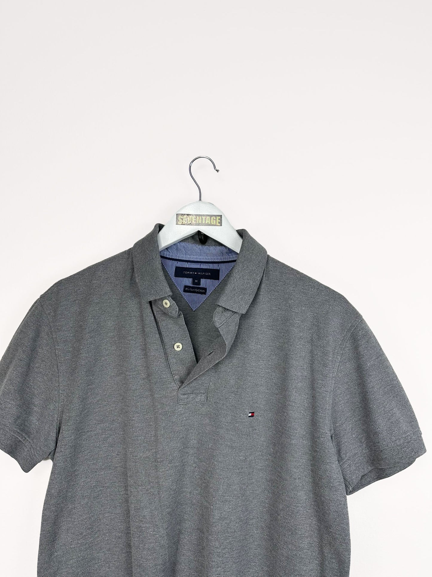 Polo Tommy Hilfiger grigia - M