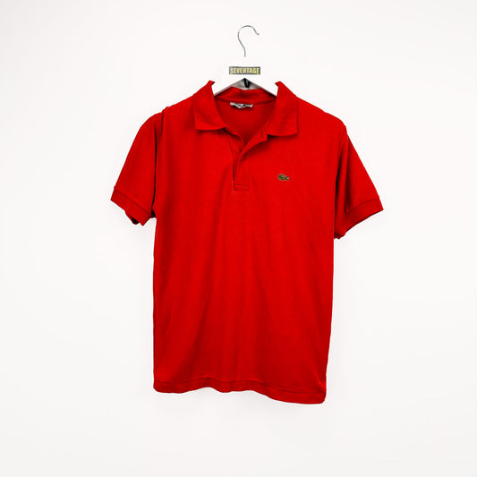 Polo Lacoste rossa corallo vintage - M