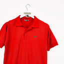 Polo Lacoste rossa corallo vintage - M