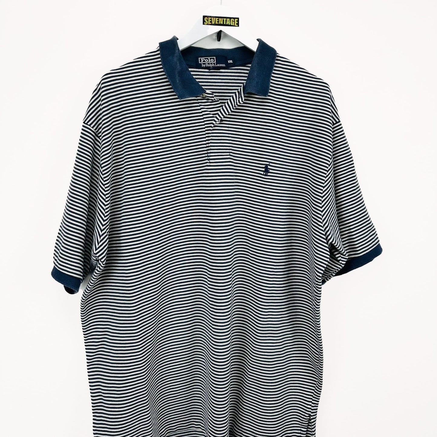 Polo Ralph Lauren blu a righe - XXL