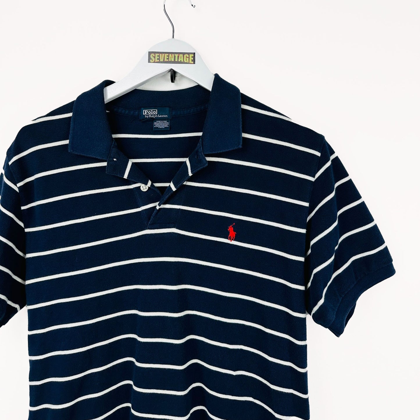 Polo Ralph Lauren blu a righe - S