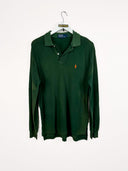 Polo Ralph Lauren verde a maniche lunghe - M