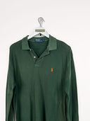 Polo Ralph Lauren verde a maniche lunghe - M