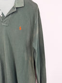 Polo Ralph Lauren verde a maniche lunghe - M