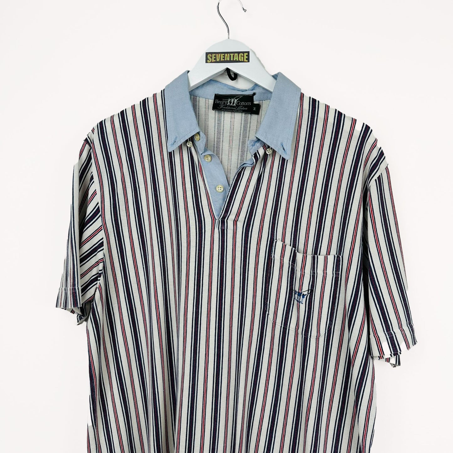 Polo vintage a righe Henry Cotton's - M