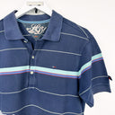 Polo Tommy Hilfiger blu a righe - L