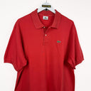 Polo Lacoste rossa corallo - XXL