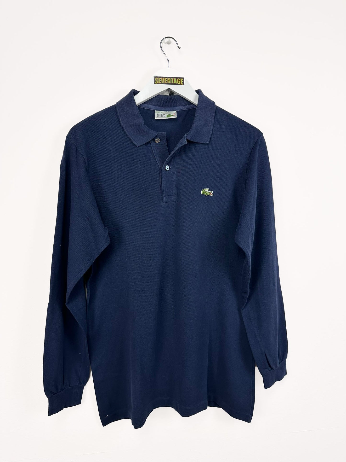 Polo Lacoste blu 90s - L