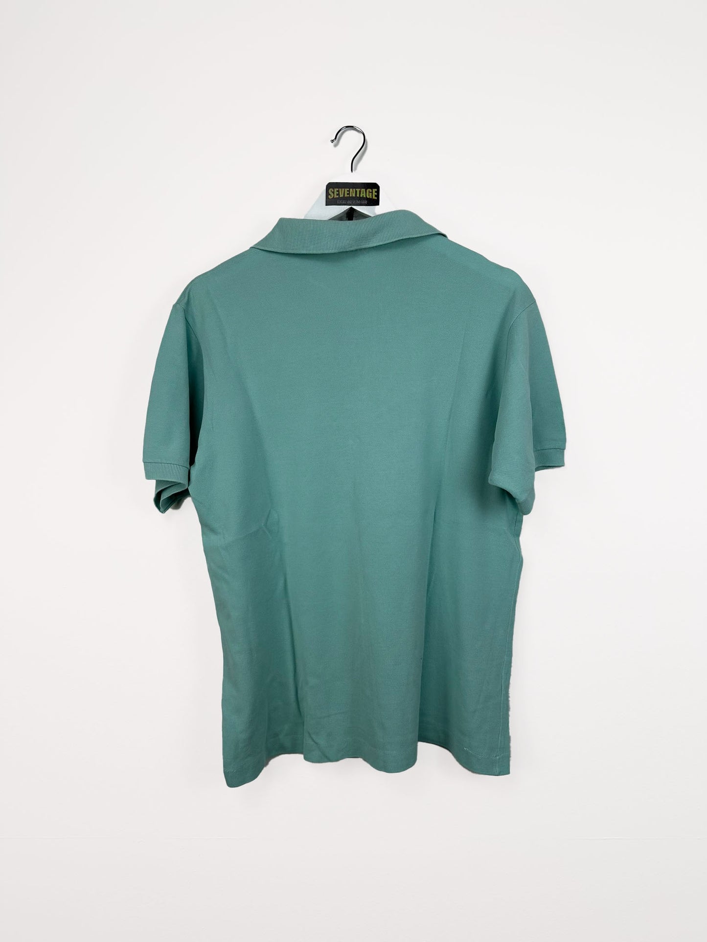 Polo Lacoste verde 90s - L