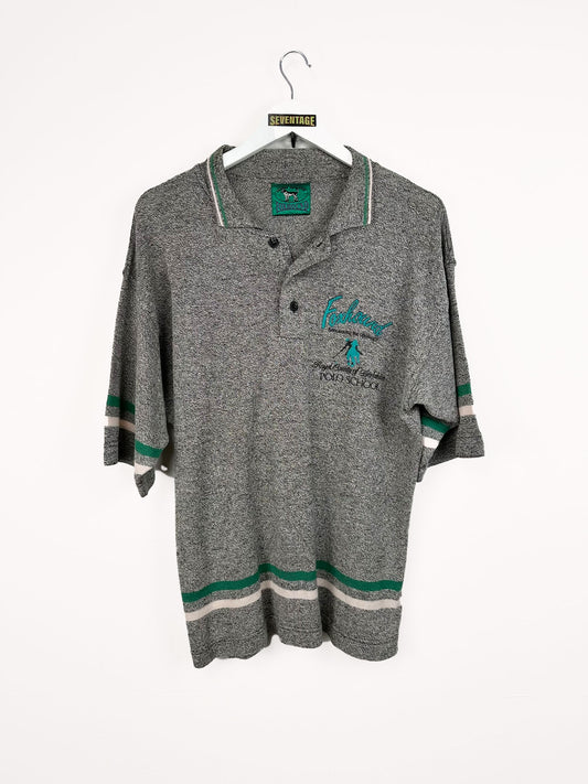 Polo grigia Foxhound 80s - L