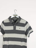 Polo Tommy Hilfiger grigia a righe - M
