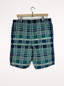 Shorts Adidas Blu a quadri 00s - S