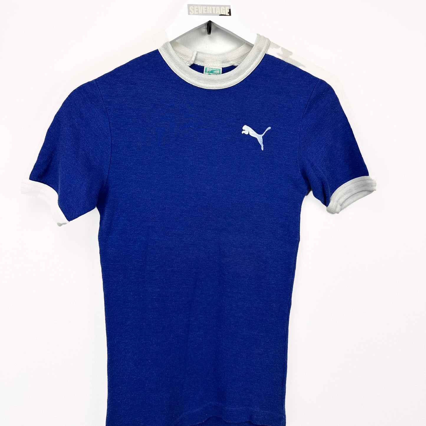 T-shirt Puma blu vintage 90s - XXS