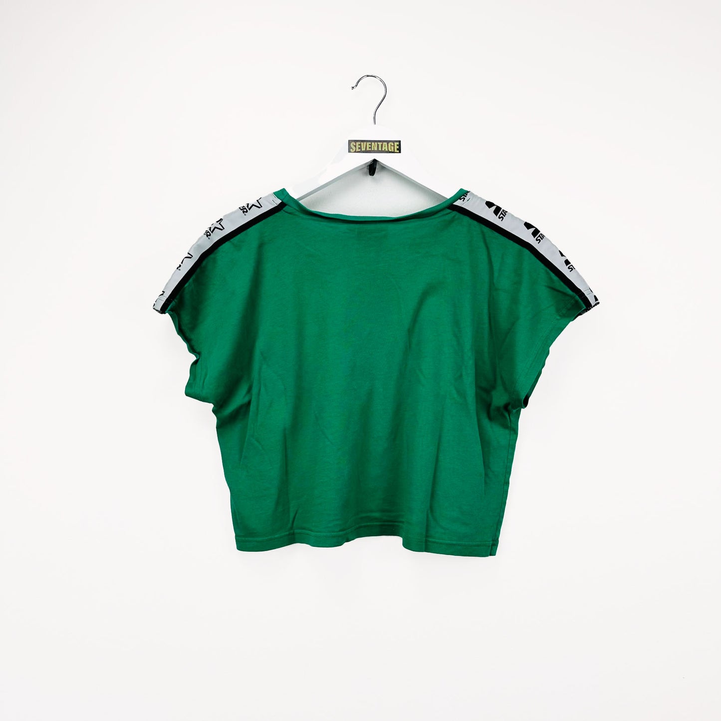 T-shirt Starter verde crop donna - M