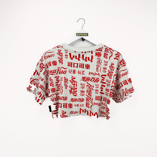 T-shirt Starter coca-cola crop - M