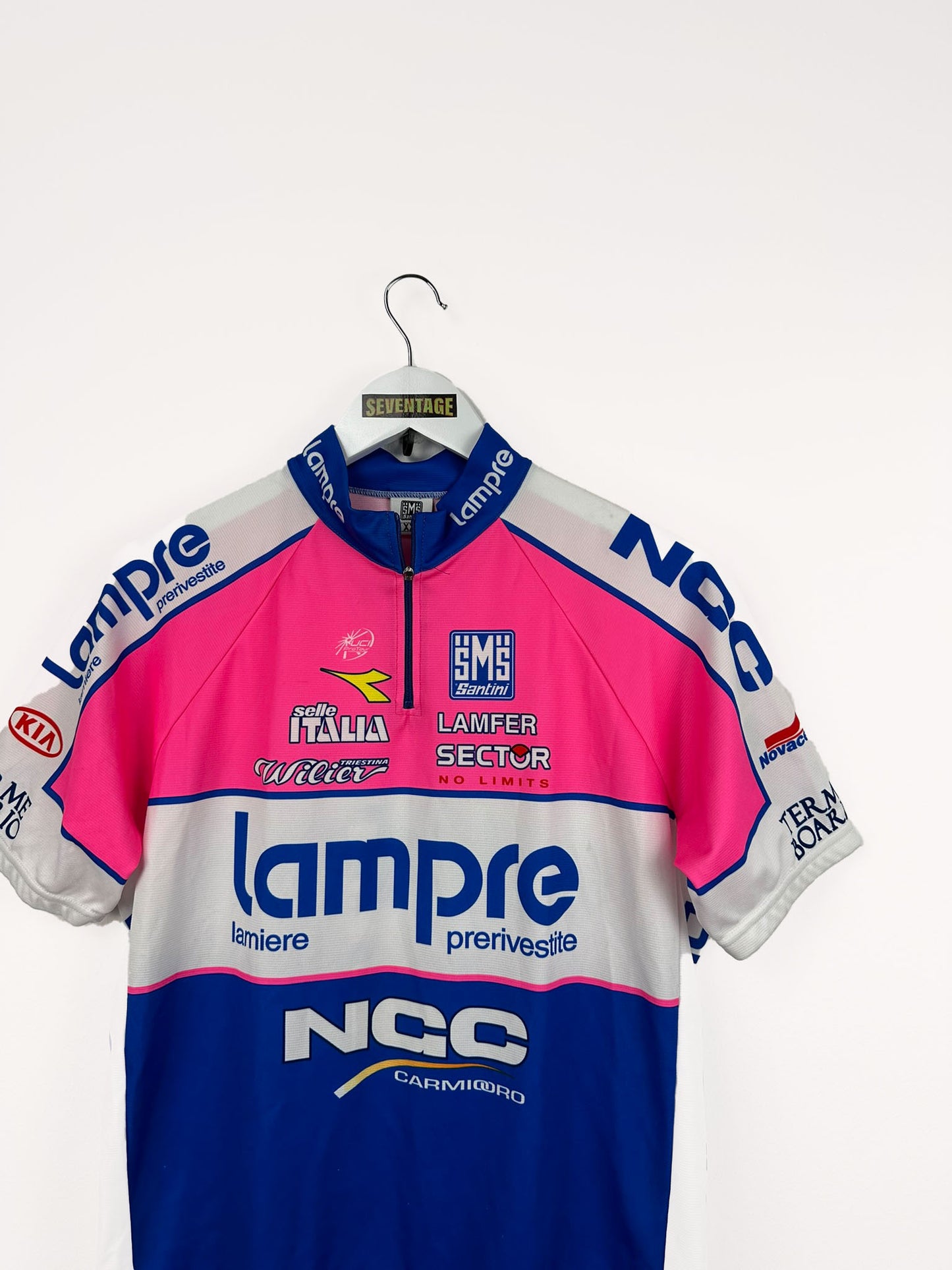 Maglia ciclismo vintage Lampre - XXL