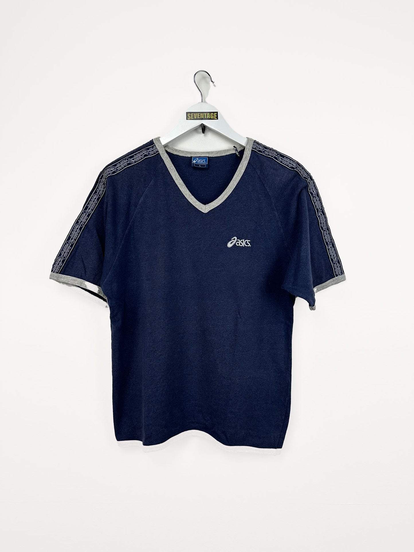 T-shirt Asics blu 90s - L