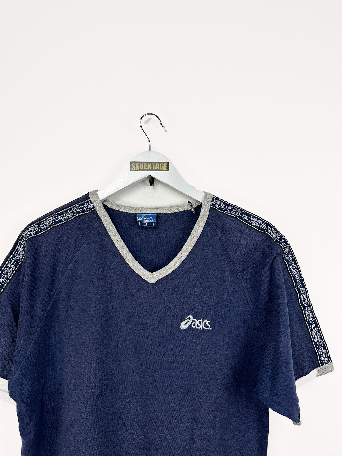 T-shirt Asics blu 90s - L