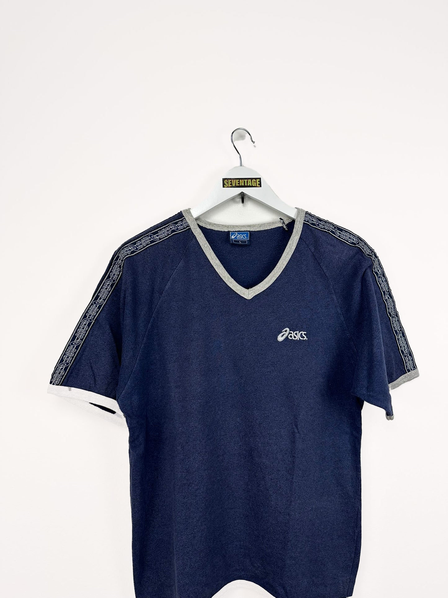 T-shirt Asics blu 90s - L