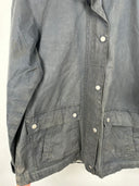 Barbour blu waxed donna (24) - L