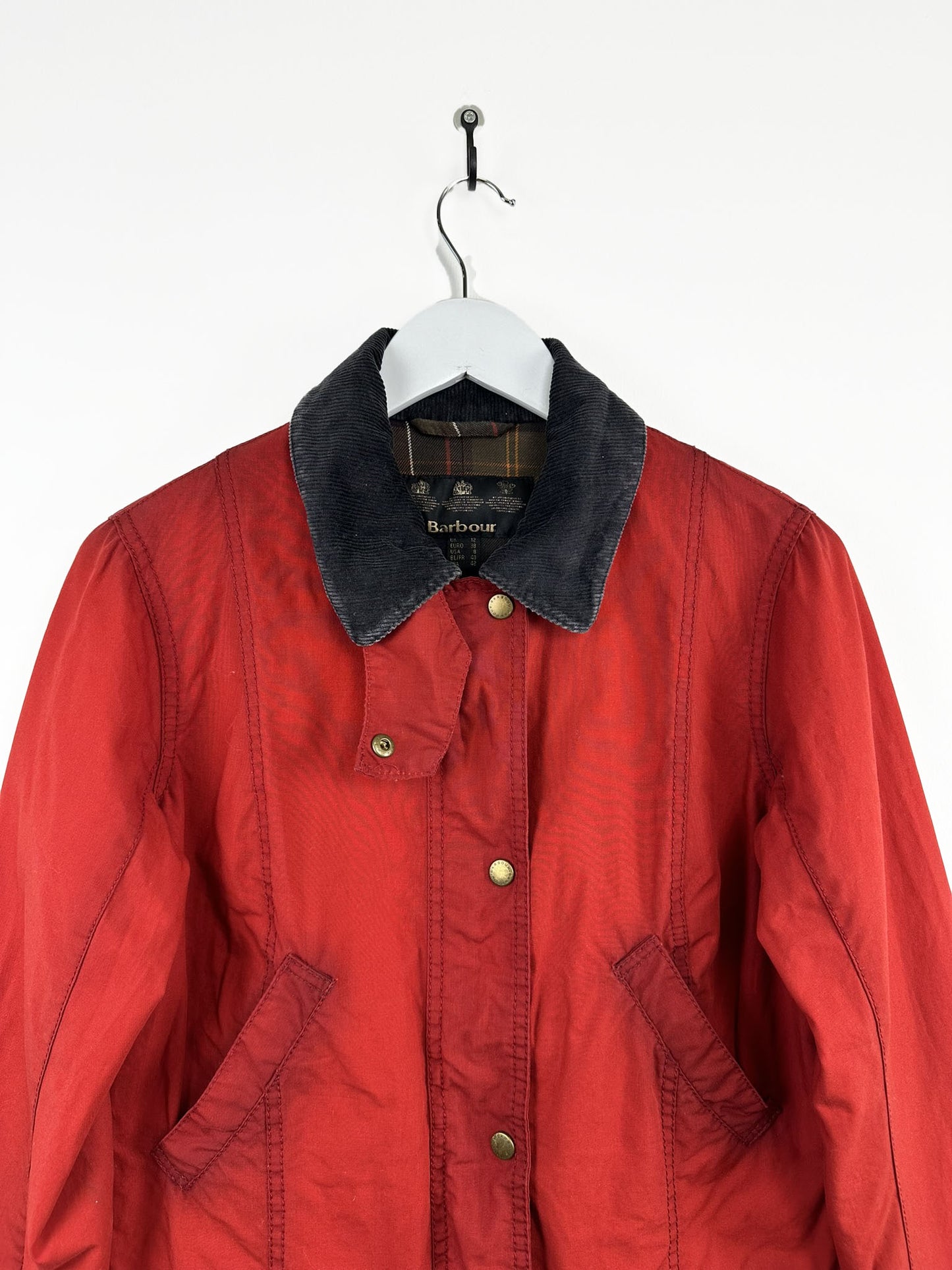 Barbour rosso donna (25c129) - S