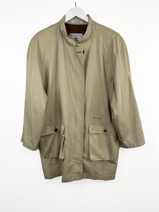 Trench Burberry beige corto (25c142) - L