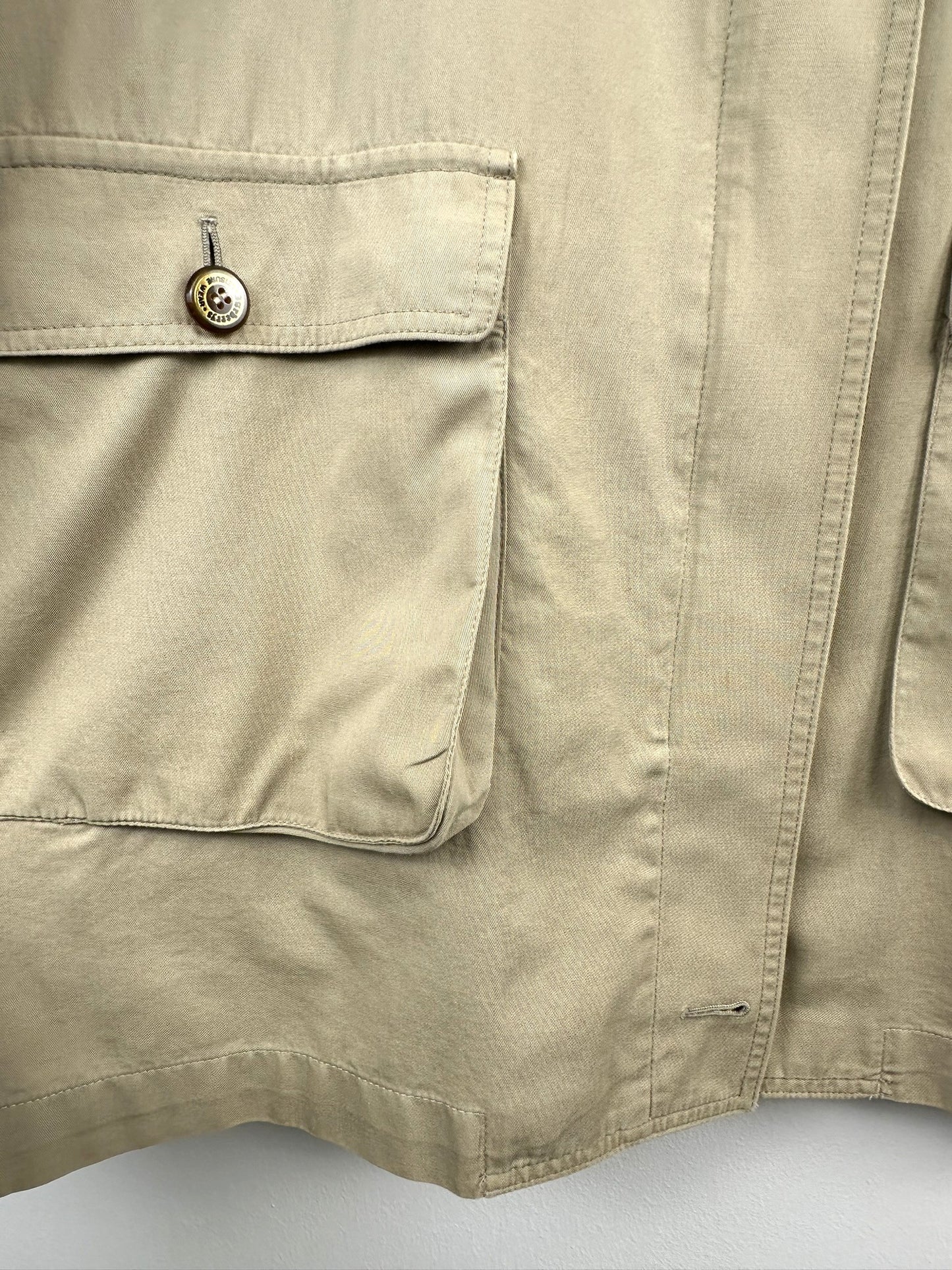 Trench Burberry beige corto (25c142) - L