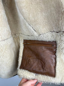 Montone marrone shearling (25c153) - XL