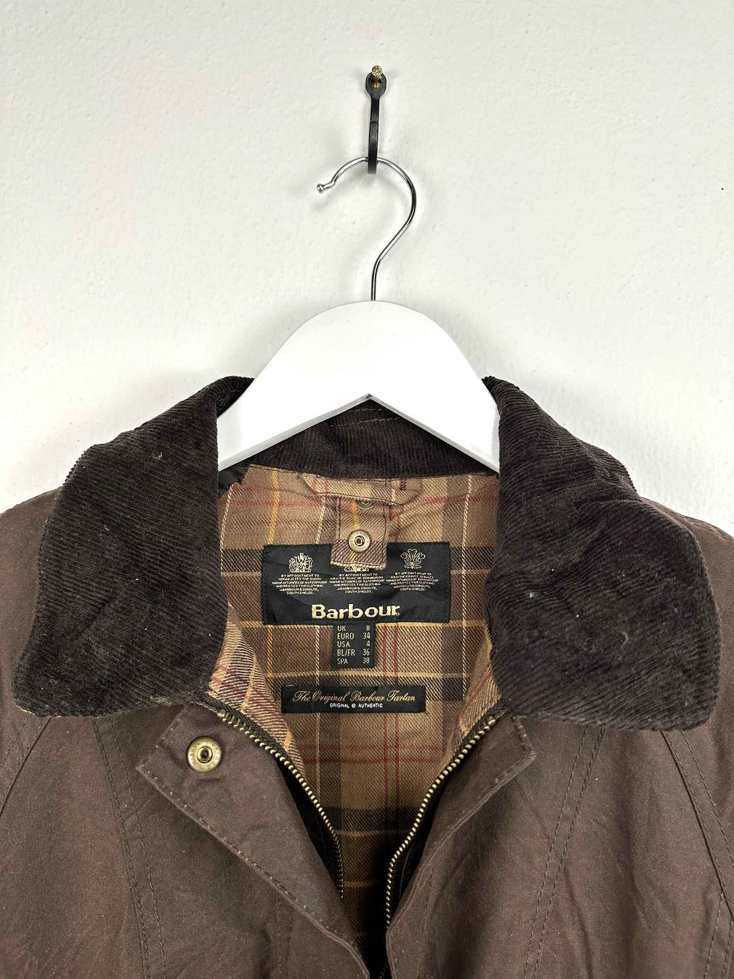 Barbour Beadnell marrone (32) donna - S
