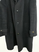 Cappotto blu in lana alpaca (25c198) - M
