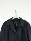 Cappotto lungo grigio in lana (25c205) - M/L