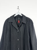 Cappotto lungo grigio in lana (25c205) - M/L